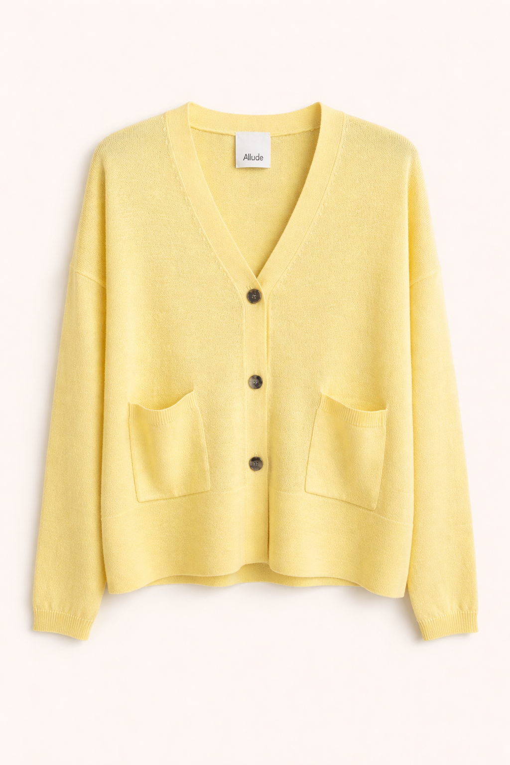 Allude | Knit Cardigan Yellow