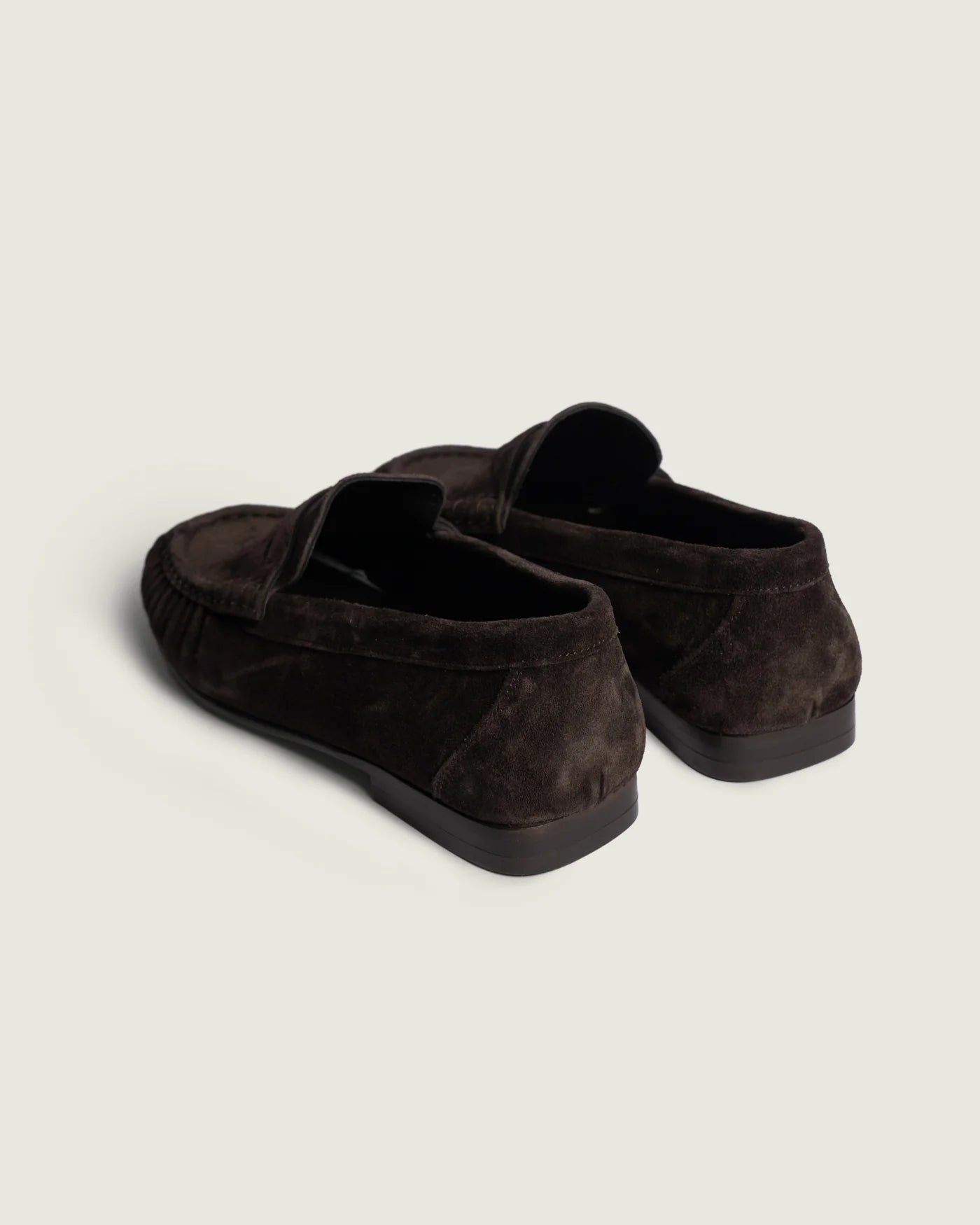 Posa | The Posa Penny Loafer Suede Brown
