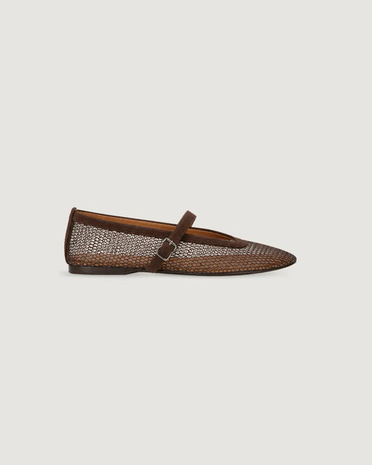 Posa_ballerina_open_Baletto_Mesh_Suede_Brown flats