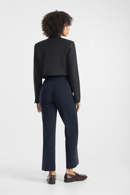 Rafaello Rossi | Renée Techno flannel Navy Blue
