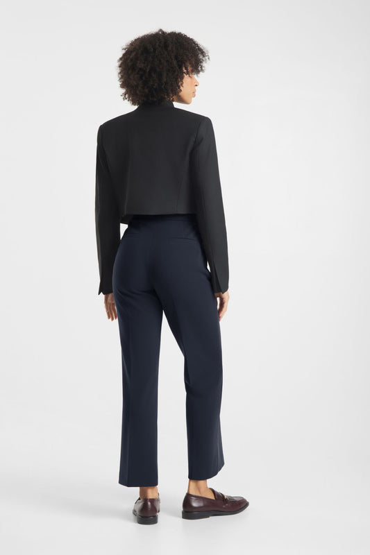 Rafaello Rossi | Renée Techno flannel Navy Blue