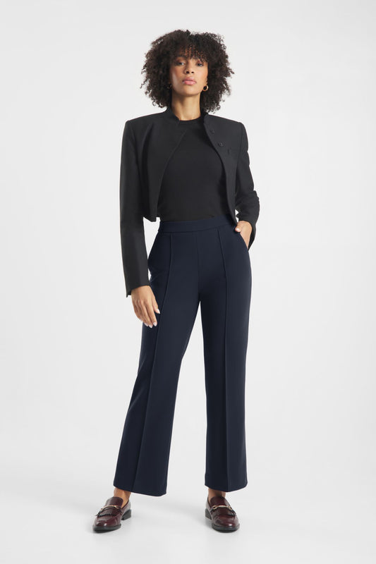 Rafaello Rossi | Renée Techno flannel Navy Blue