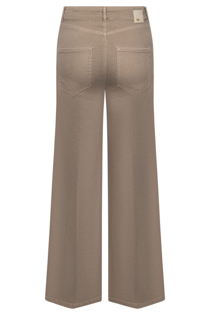 Raffaello Rossi | Sventy Coloured Soft Denim Warm Taupe