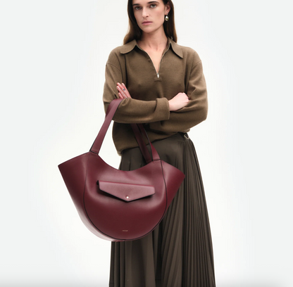 Wandler | Hortensia Slouch Tote Bordeaux
