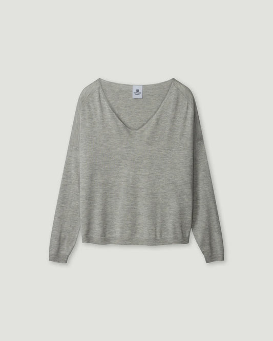 Nochi | The Lavande Silk Sweater Morning Mist
