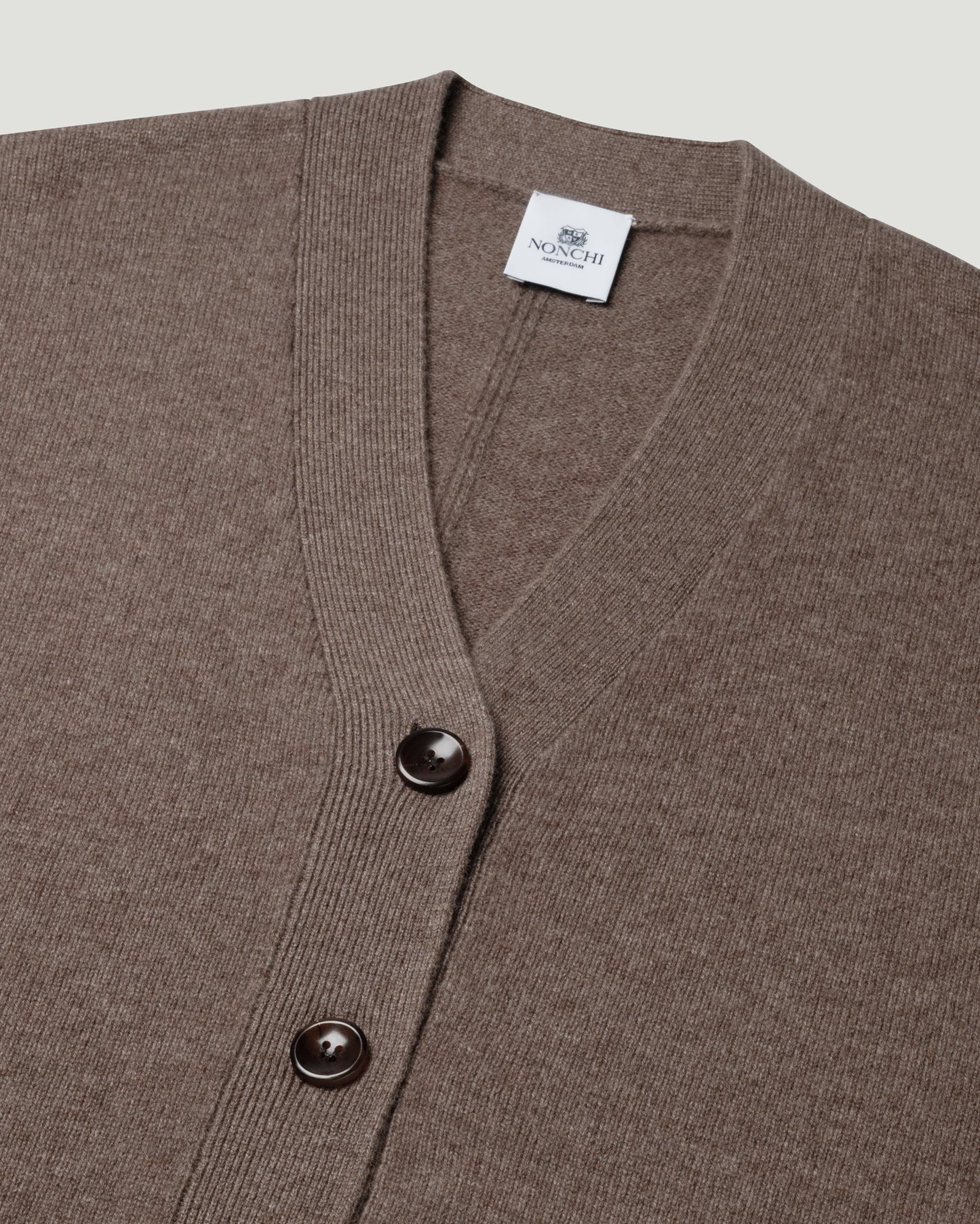 Nonchi | The Mistral Cardigan Taupe