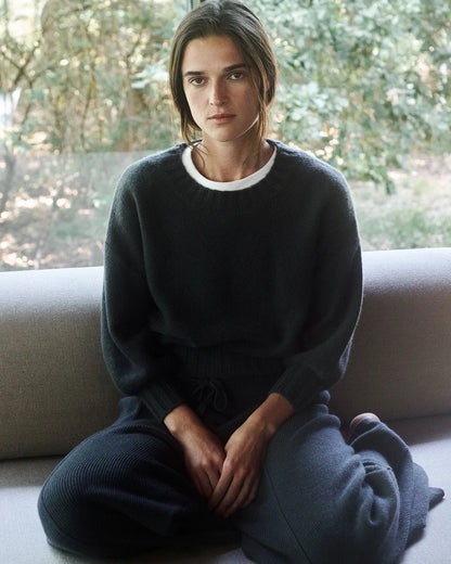 Nonchi | The Alva Cashmere Sweater Dusk Grey