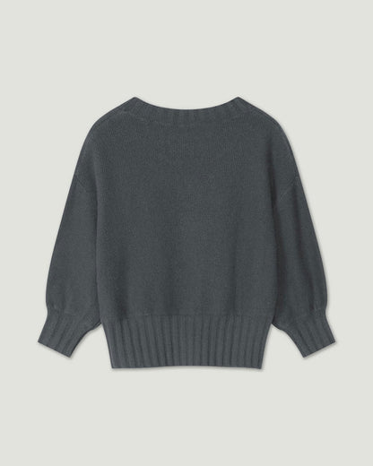 Nonchi | The Alva Cashmere Sweater Dusk Grey