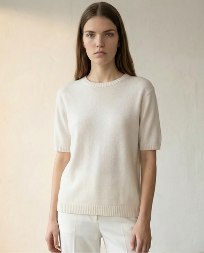 Nonchi | The Étoile Sweater Pure White