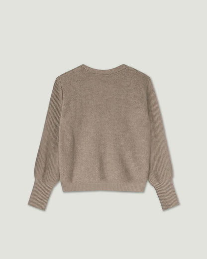 Nonchi | The Resort Cardigan Taupe