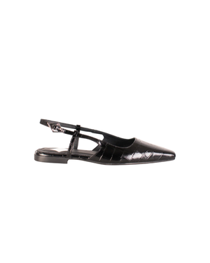 Cara Rosa | Slingbacks Black Croco