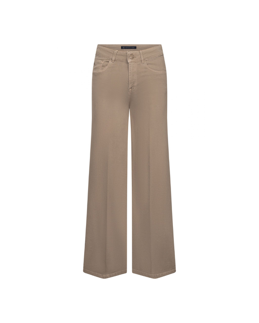 Raffaello Rossi | Sventy Coloured Soft Denim Warm Taupe
