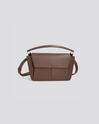 Kaai | Ikon Schoudertas Mokka Brown