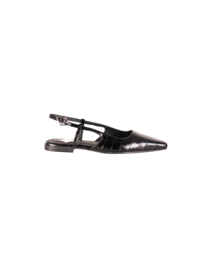 Cara Rosa | Slingbacks Black Croco