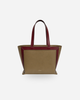 Wandler | Ida Tote Medium Cabana/Bordeaux