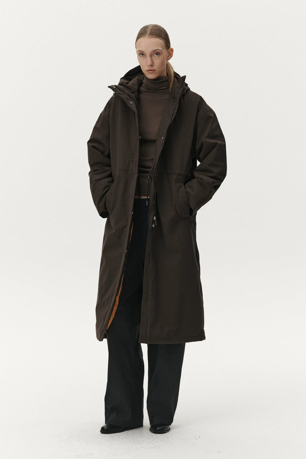 Welter Shelter | Roomy Long Tube Chestnut Jas