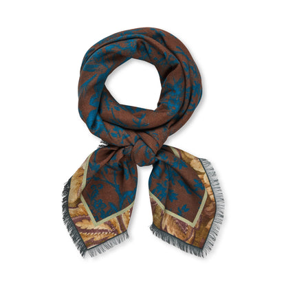 Tapis Noir | Wool Large Gigi Scarf Brown
