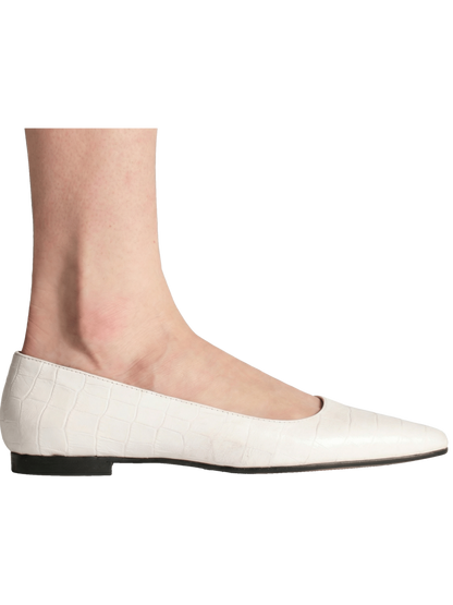 Cara Rosa | Ballerina Croco Cream
