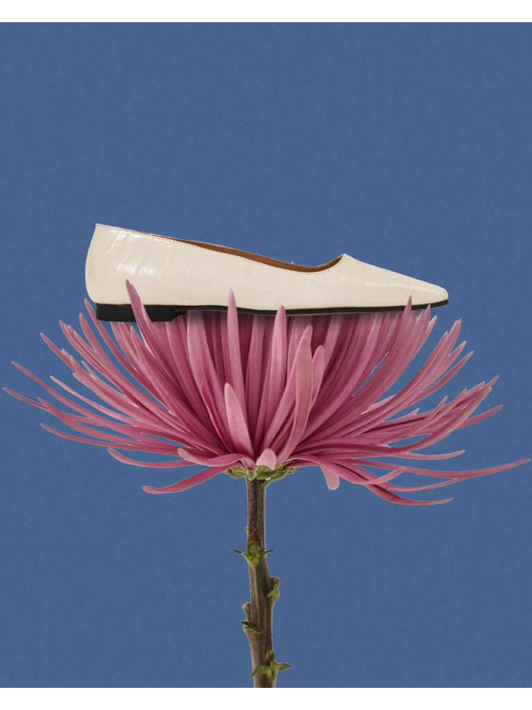 Cara Rosa | Ballerina Croco Cream