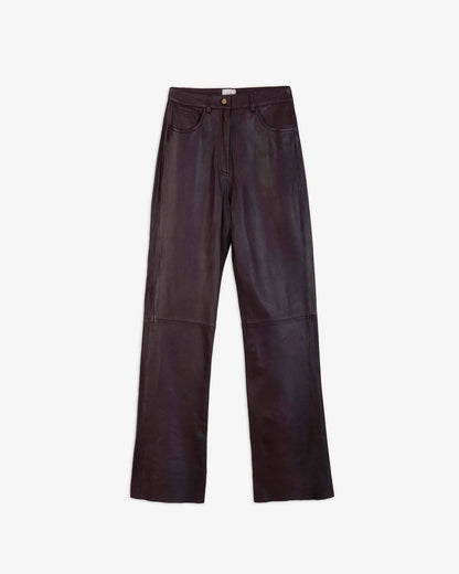 Studio AR | Kaia Leather Pants Black