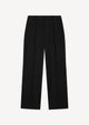 Herman | Tapered Wool Trousers Black