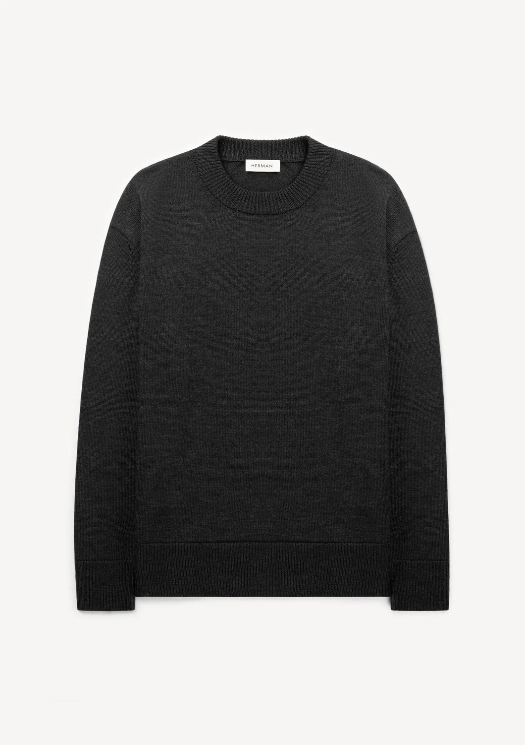 Herman | Crew Neck Sweater Dark Grey