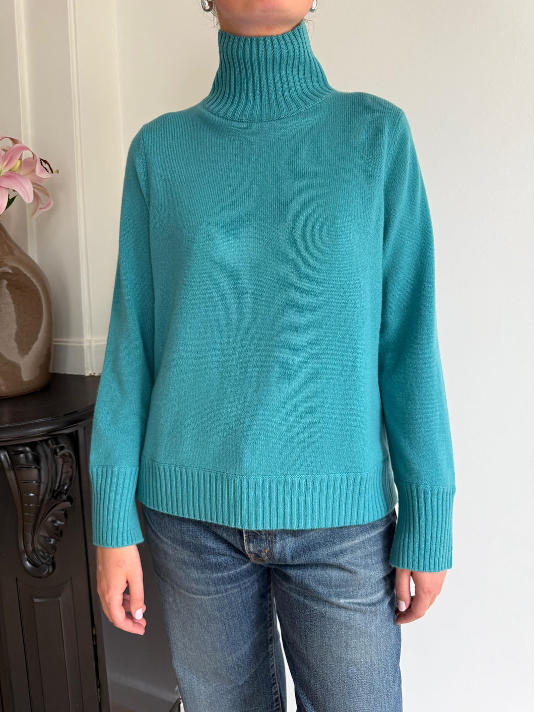 Allude | Cashmere Knit Turquoise