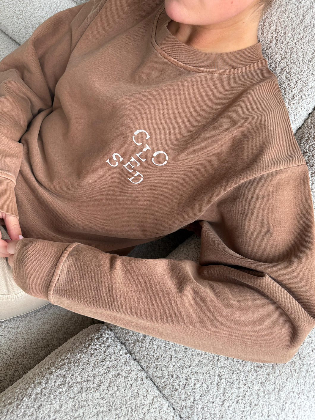 Closed | Cropped Sweater Brown
