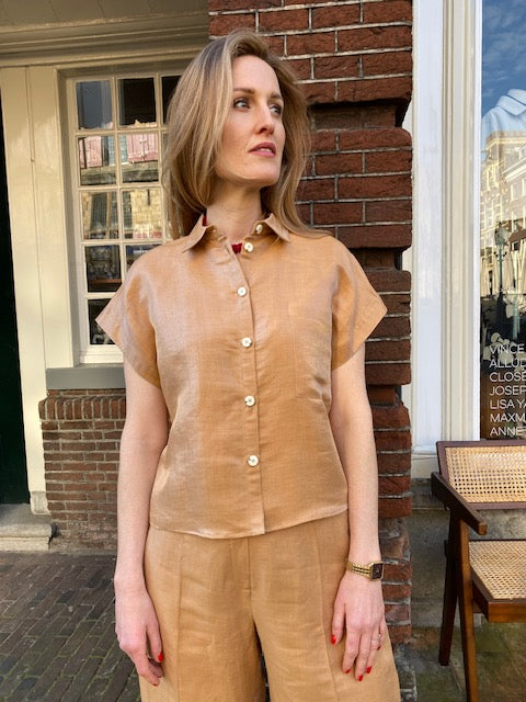 Alysi | Linnen Blouse