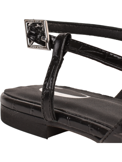 Cara Rosa | Slingbacks Black Croco