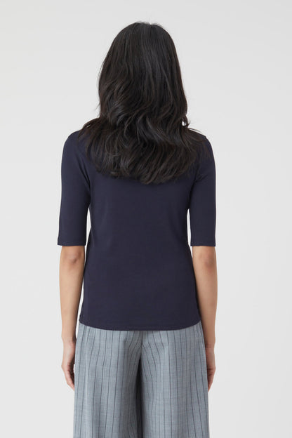 Closed Cotton and Modal T-Shirt Blue