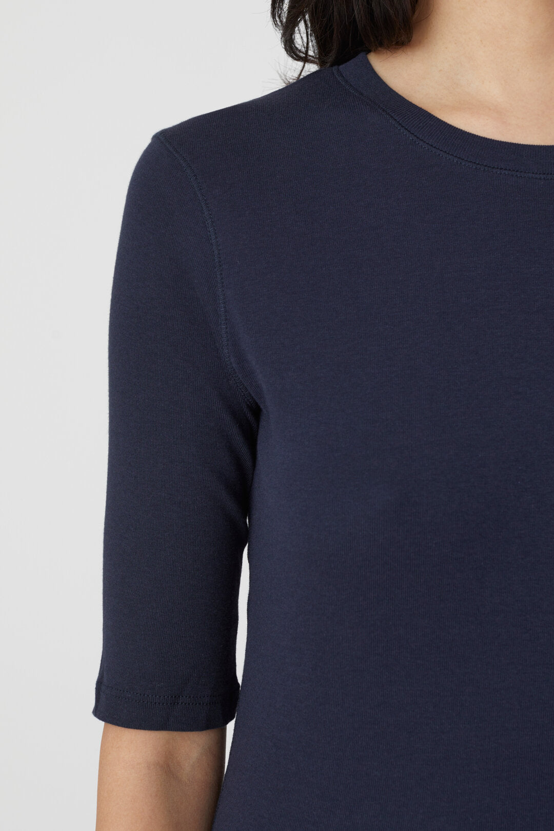 Closed Cotton and Modal T-Shirt Blue