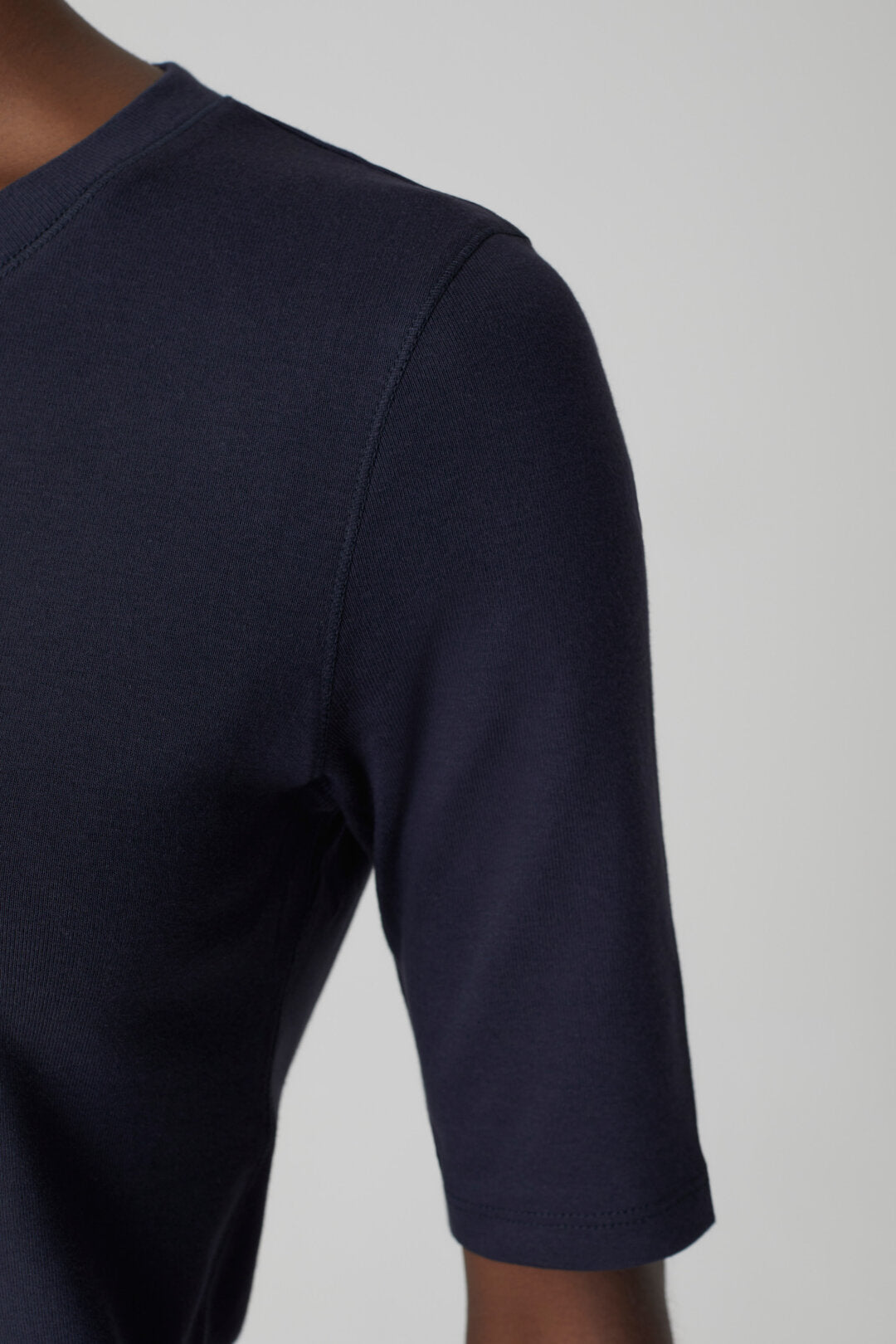 Closed Cotton and Modal T-Shirt Blue