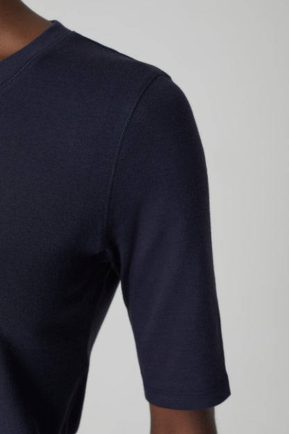 Closed Cotton and Modal T-Shirt Blue