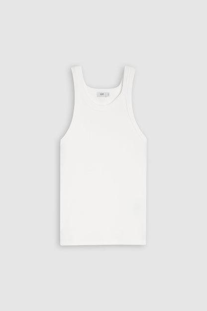 Closed Rib Jersey Tanktop Ivory